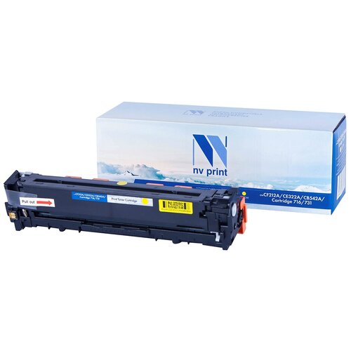 Картридж NVP совместимый NV-CF212A/CE322A/CB542A/NV-716/731 Yellow универсальные NV Print картридж nv print nv cf213a nv 731 magenta для hp m251n и canon mf623cn 1800k пурпурный