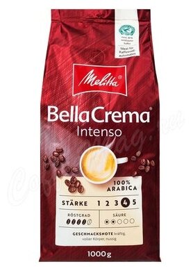 Кофе в зернах Melitta Белла крема интенсо 1кг Утконос - фото №3