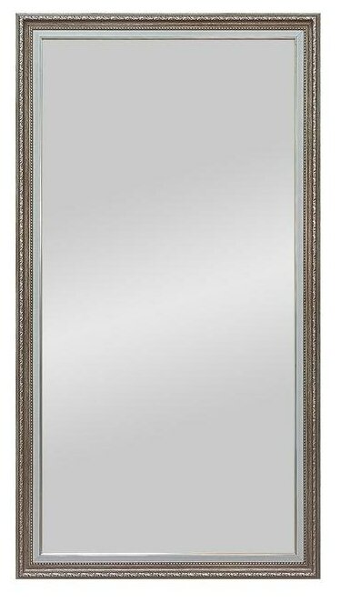 Зеркало настенное «Монако», серебро, 60×110 см, рама пластик, 50 мм 3393407 - фотография № 6