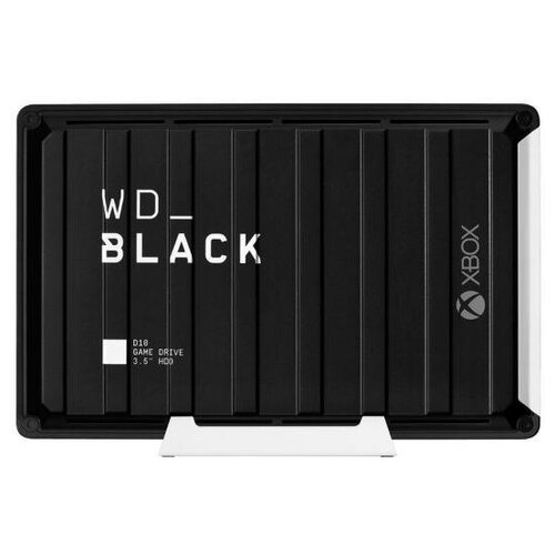 фото Western digital накопитель на жестком магнитном диске wd внешний жесткий диск wd_black d10 game drive for xbox one wdba5e0120hbk-eesn для xbox 12tb 3,5" usb 3.2 gen 1 ( (h9c)