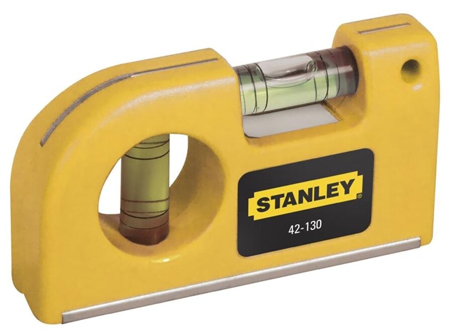 Уровень Stanley POCKET LEVEL магнитный 87мм 2 капсулы карманный 0-42-130 0-42-130 .