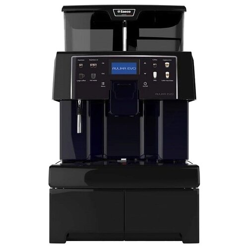 кофемашина saeco aulika evo top hsc ri подключ к воде из 2 частей Кофемашина Saeco Aulika EVO Top High Speed Cappuccino, черный