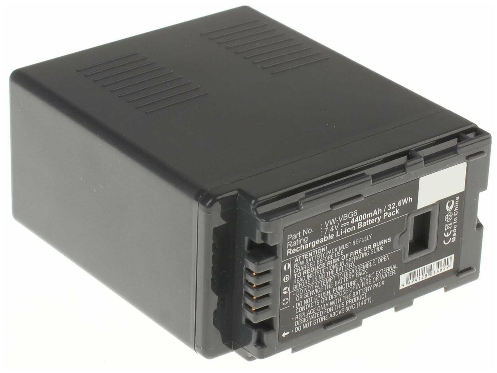 Аккумулятор iBatt iB-B1-F215 4400mAh для Panasonic VW-VBG6, VW-VBG260, VW-VBG070A, VW-VBG130, VW-VBG070, VW-VBG260E-K, VW-VBG260-K, VW-VBG130E-K,