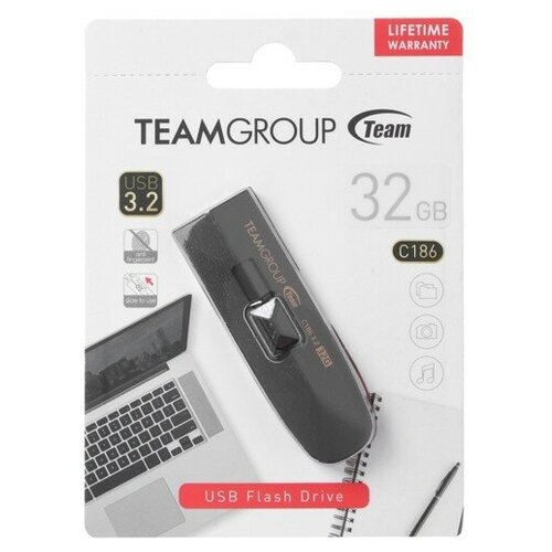 Память USB Flash 32 ГБ Team Group C186 [TC186332GB01]