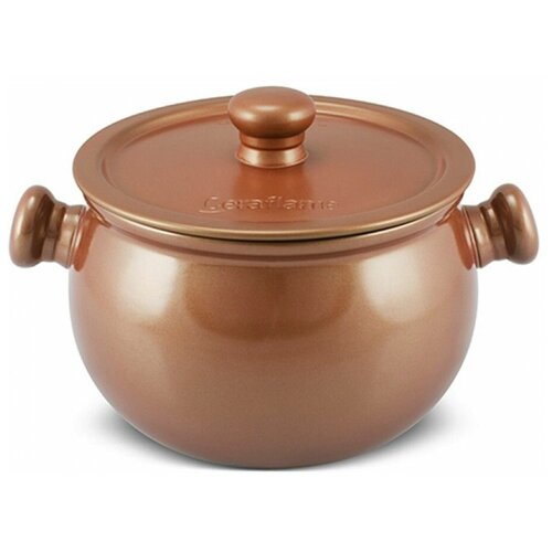 Кастрюля с керамической крышкой Premiere+ 16см., 2.3л. красный