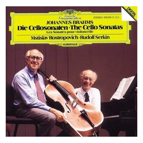 Компакт-Диски, Deutsche Grammophon, MSTISLAV ROSTROPOVICH / RUDOLF SERKIN - Brahms: Sonatas For Cello And Piano No.1 (CD)