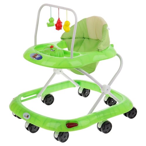 Ходунки «Маленький водитель», 8 колес, муз, зеленый ходунки маленький водитель с 8 сил колес муз зеленый