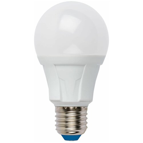 Светодиодная лампа UNIEL LED-A60 12W/DW/E27/FR PLP01WH Форма «А», матовая. Серия Яркая. Дневной свет (6500K). Картон. ТМ