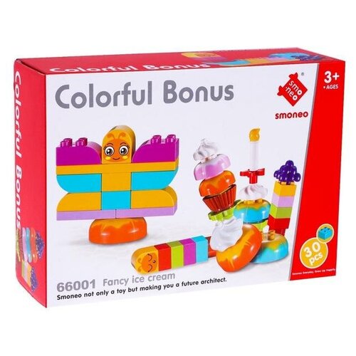 smo-neo Конструктор «Забавные кексы», 30 деталей