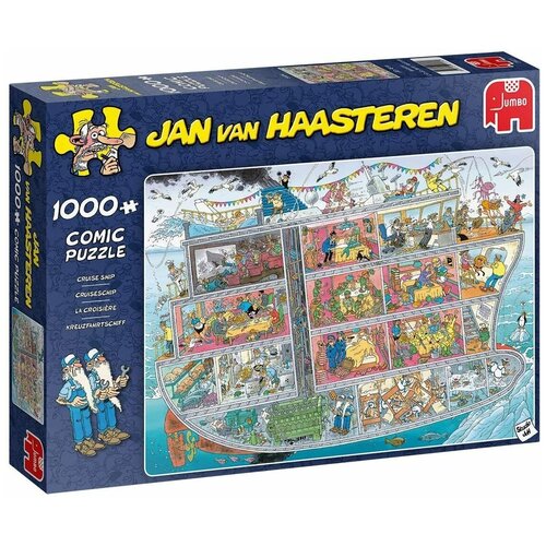 Пазл Jumbo 1000 деталей: Круизный теплоход (Jan Van Haasteren)