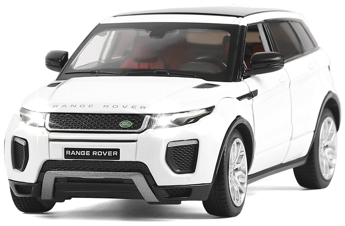 Масштабная модель автопанорама JB1251129 Land Rover Range Rover Evoque HSE, 1:24, белый