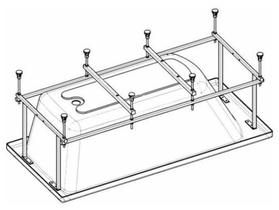 Для ванны Roca Line 170x70см монтажный комплект (ZRU9302925)