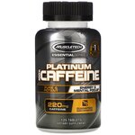 MuscleTech Platinum 100% Caffeine (220 мг) 125 таблеток - изображение