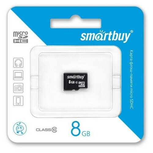 Smartbuy Карта памяти Smartbuy microSDHC 8GB Class10 карта памяти smartbuy sb8gbsdcl10 00 microsdhc 8gb сlass10