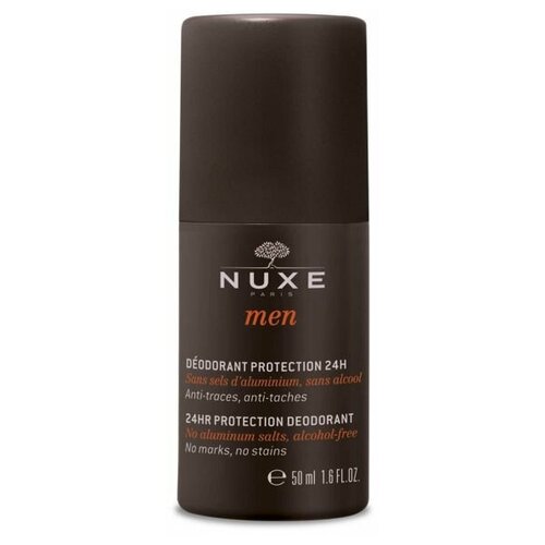 NUXE Men 24-hr Protection Deodorant - Дезодорант шариковый мужской 24 часа 50 мл