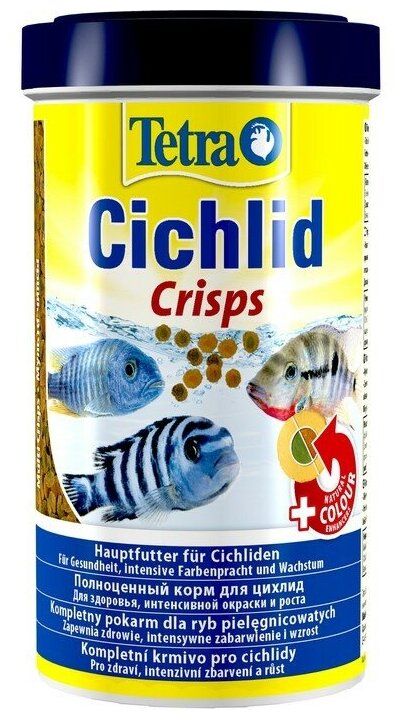 Tetra Cichlid Crisps корм для цихлид в чипсах, 500 мл - фотография № 2