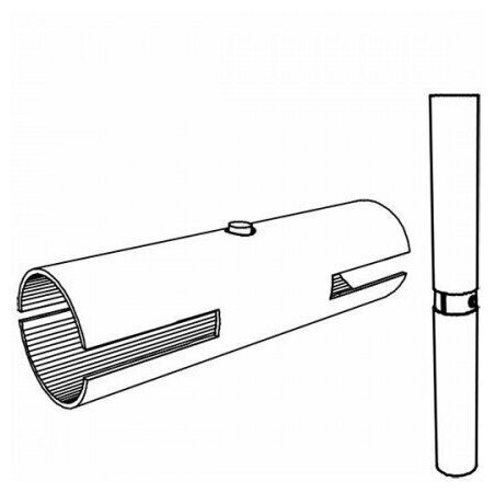 4шт Торцевой внутренний соединитель 2х труб (Удлинитель), Артикул: JK-11 - фотография № 2