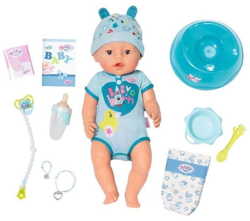 Интерактивная кукла Zapf Creation Baby Born Мальчик 43 см 824-375