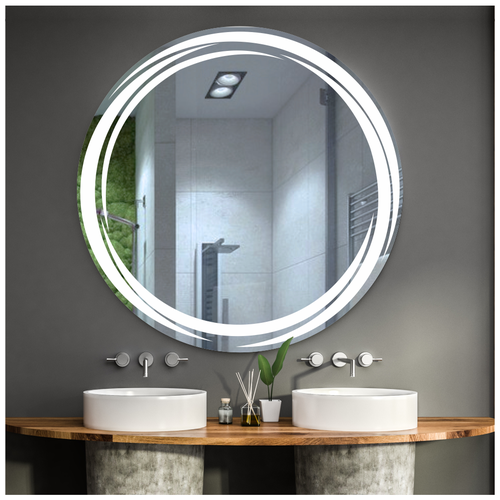фото Мебель для ванной sanmaria зеркало сияние 70 (сенсор с диммером)