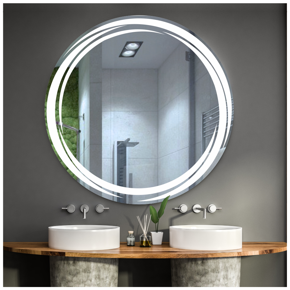 Мебель для ванной SANMARIA Зеркало Сияние 70 (сенсор с диммером)