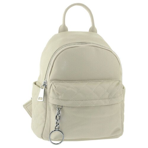 фото Рюкзак кожаный стеганый женский polina & eiterou w 0331j polina & eiterou (balina)