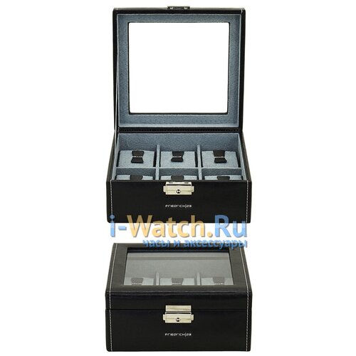 Шкатулка FRIEDRICH LEDERWAREN, черный