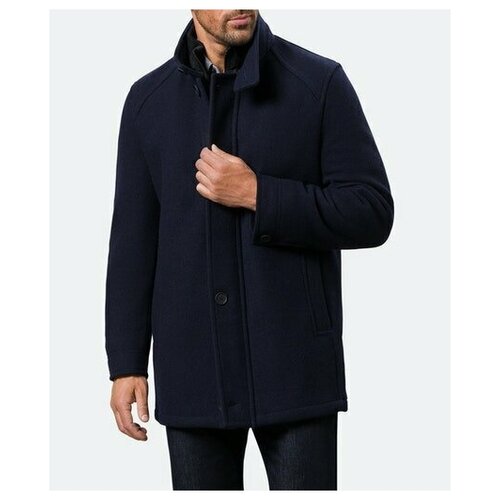 Куртка Pierre Cardin, демисезон/зима, внутренний карман, манжеты, размер 54, синий