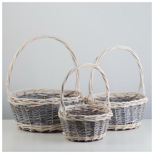 фото Набор корзин плетеных yandex market