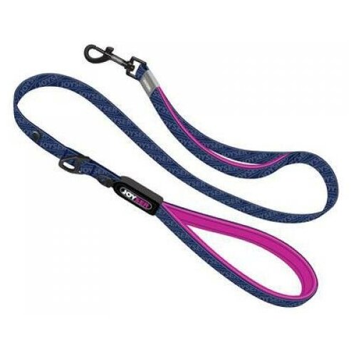 Joyser Walk Base Leash поводок для собак S синий с розовым