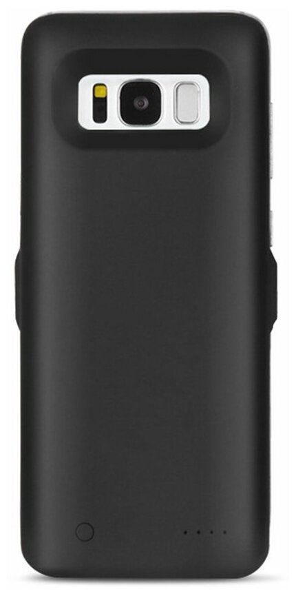Чехол-бампер MyPads со встроенной усиленной мощной батарей-аккумулятором большой повышенной расширенной ёмкости 5000mAh для Samsung Galaxy S8 SM-.