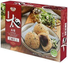 Моти Tai Mochi Red Bean Sesame Адзуки в кунжутной обсыпке Royal Family 210 гр.