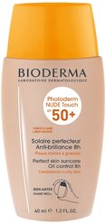 Bioderma флюид Photoderm Nude Touch Light Colour, SPF 50, 40 мл