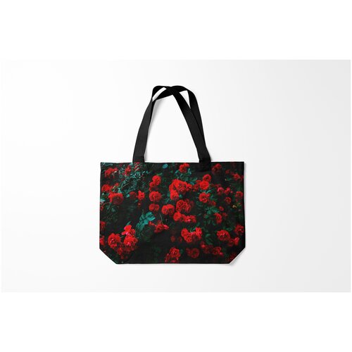 фото Сумка-шоппер / 46х35 см / тренды / цветы розы burnettie