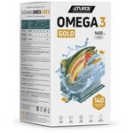 Atlecs Omega-3 Gold 60%, 140 капс. (140 капсул) - изображение