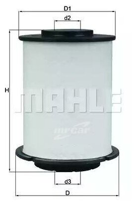 Фильтр Топливный Opel/Gm 1.3d/1.7d 11- Mahle/Knecht арт. KX404D