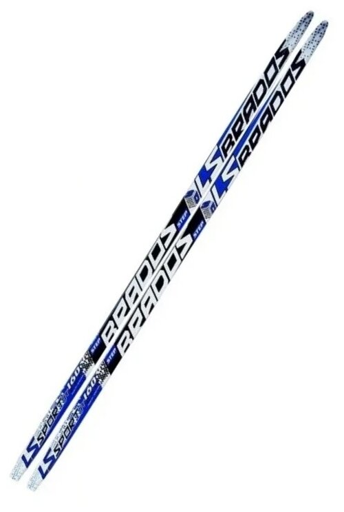 Лыжи беговые 180 см STC, Brados LS Sport 3D black/blue, 2021-2022