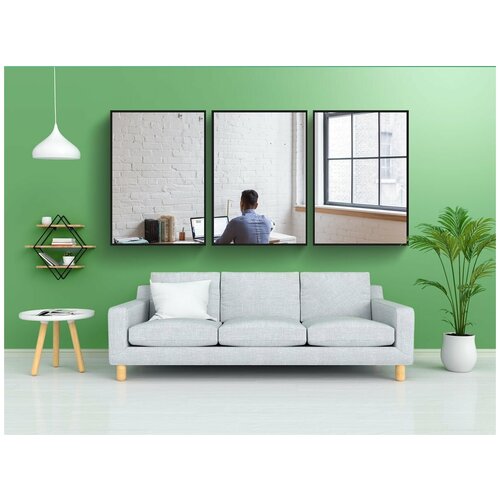 фото Набор модулных постеров для интерьера "люди, человек, работай" 60x90 см. в тубусе, без рамки lotsprints