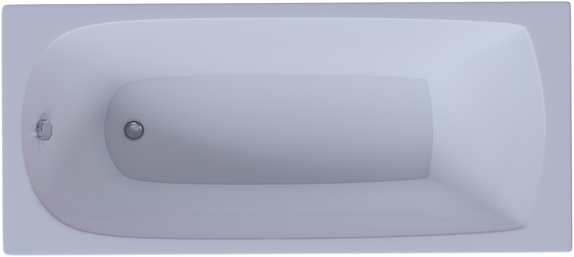 Акриловая ванна Aquatek Ника 170х75 см NIK170-0000001, белый - фото №11