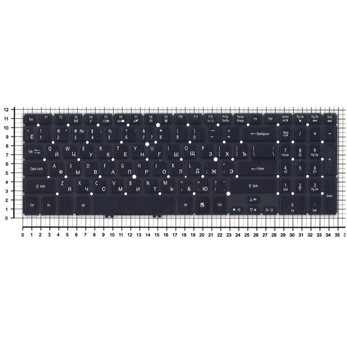 Клавиатура для ноутбука Acer Aspire V5 M5-581T V5-531 черная без рамки с подсветкой новая русская клавиатура для acer 0178 nsk r3jbc 0r nsk r3bbc 0r 9z n8qbc b0r 9z n8qbc j0r 9z n8qbw k0r 9z n8qsq 70r