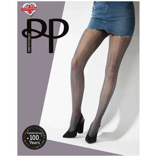 Колготки Pretty Polly, 15 den, размер one size, черный колготки pretty polly 40 den размер s черный