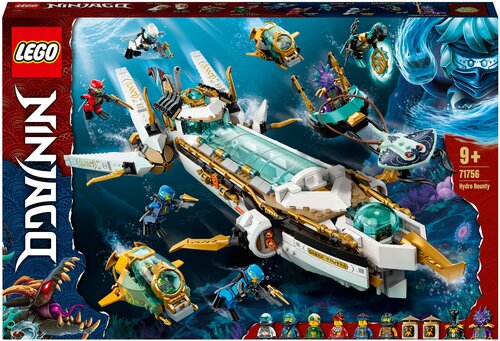 Конструктор LEGO NINJAGO 71756 Подводный «Дар Судьбы», 1159 дет.