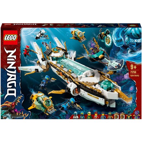 Конструктор LEGO NINJAGO 71756 Подводный «Дар Судьбы», 1159 дет. lego ninjago дар судьбы книга приключений книга карта конструктор lego