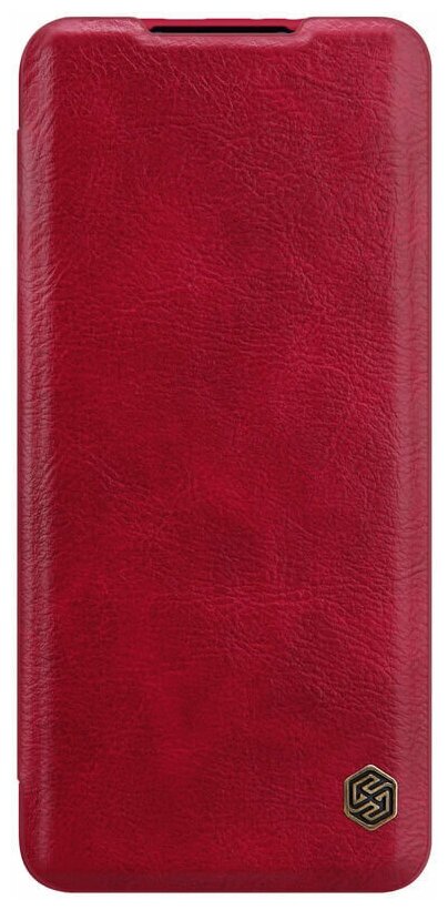 Кожаный чехол-книжка Nillkin Leather Qin для Xiaomi Mi 11 красный