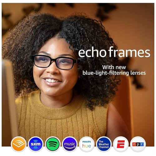 Умные очки Amazon Echo Frames 2nd Gen с голосовым помощником Alexa Classic Black 6200000₽