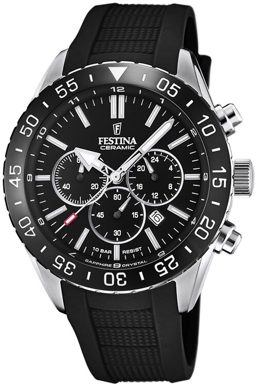Наручные часы FESTINA Наручные часы Festina F20515/2, черный, серебряный