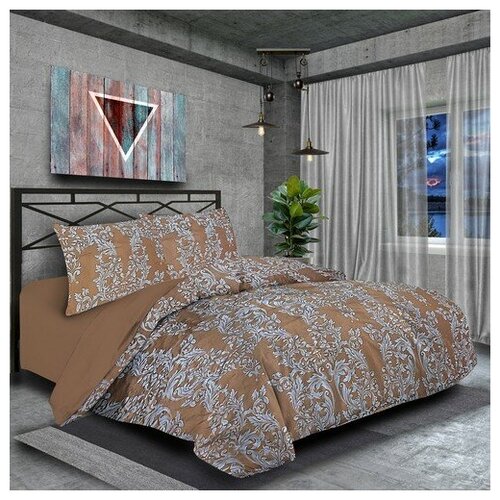 Комплект постельного белья Сатин WT01 АВ 2-сп. (МарТекс)
