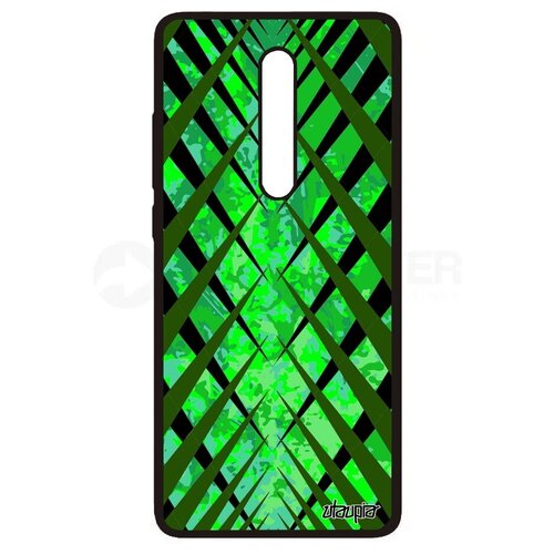 фото Защитный чехол на // xiaomi redmi k20 // "дизайн сталактит" конус геометрия, utaupia, серый