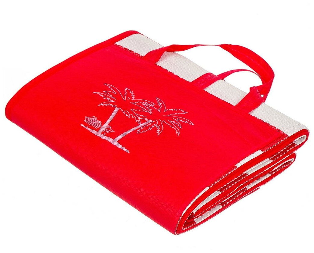 Коврик-сумка пляжный LG11 90х180 см, красный
