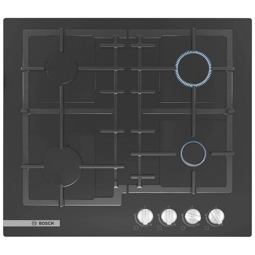 Газовая варочная панель Bosch PNP6B6B92R (черный)