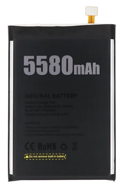 Аккумуляторная батарея 5580 mAh MyPads BAT17S305580 на телефон DOOGEE S30 + инструменты для вскрытия